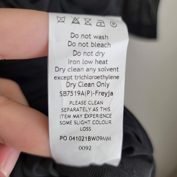 House of CB Freyja Black Gathered Corset Dress size S (Plus Cup) NWT - Picture 8 of 10